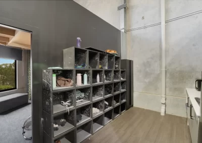 modern industrial storage unit